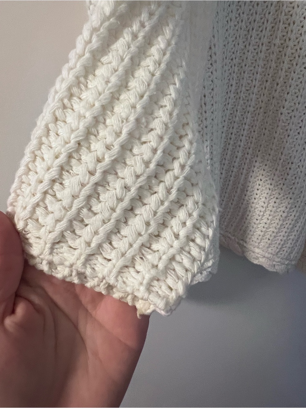 Miracle White Hooded Cable Knit Cardigan - New, Never Worn - Picture 3 of 7